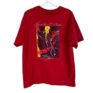 Vtg Planet Hollywood Sylvester Stallone Hercules O' Clock Celebrity Ed T Shirt L